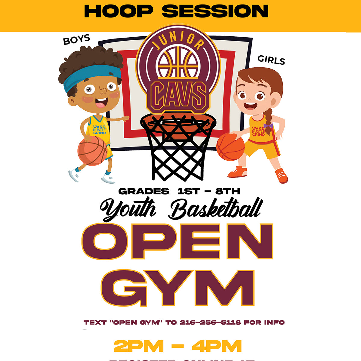 Session 2 Jr Cavs 3 Week Package at Neo Sports Plant – Wake Hustle Grind