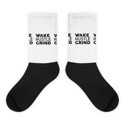 Wake Hustle Grind Socks