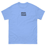 Wake Hustle Grind Stiched 2 sided print Men's classic tee