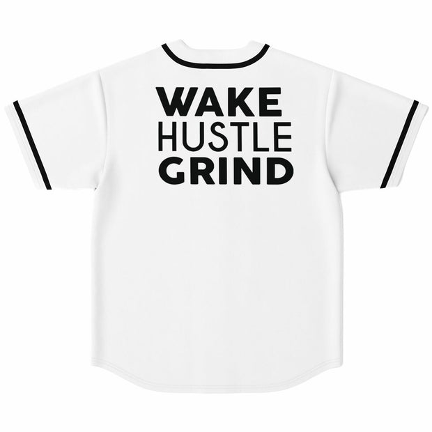 Wake Hustle Grind Baseball Jersey