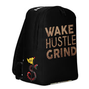 Wake Hustle Grind Out The Mud Logo Book Bag
