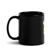 No Free Sh*t Black Glossy Mug
