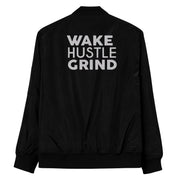 LA Nights Wake Hustle Grind bomber jacket