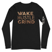 Wake Hustle Grind Out The Mud Long Sleeve Tee
