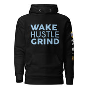 Wake Hustle Grind Carolina Blue Hoodie